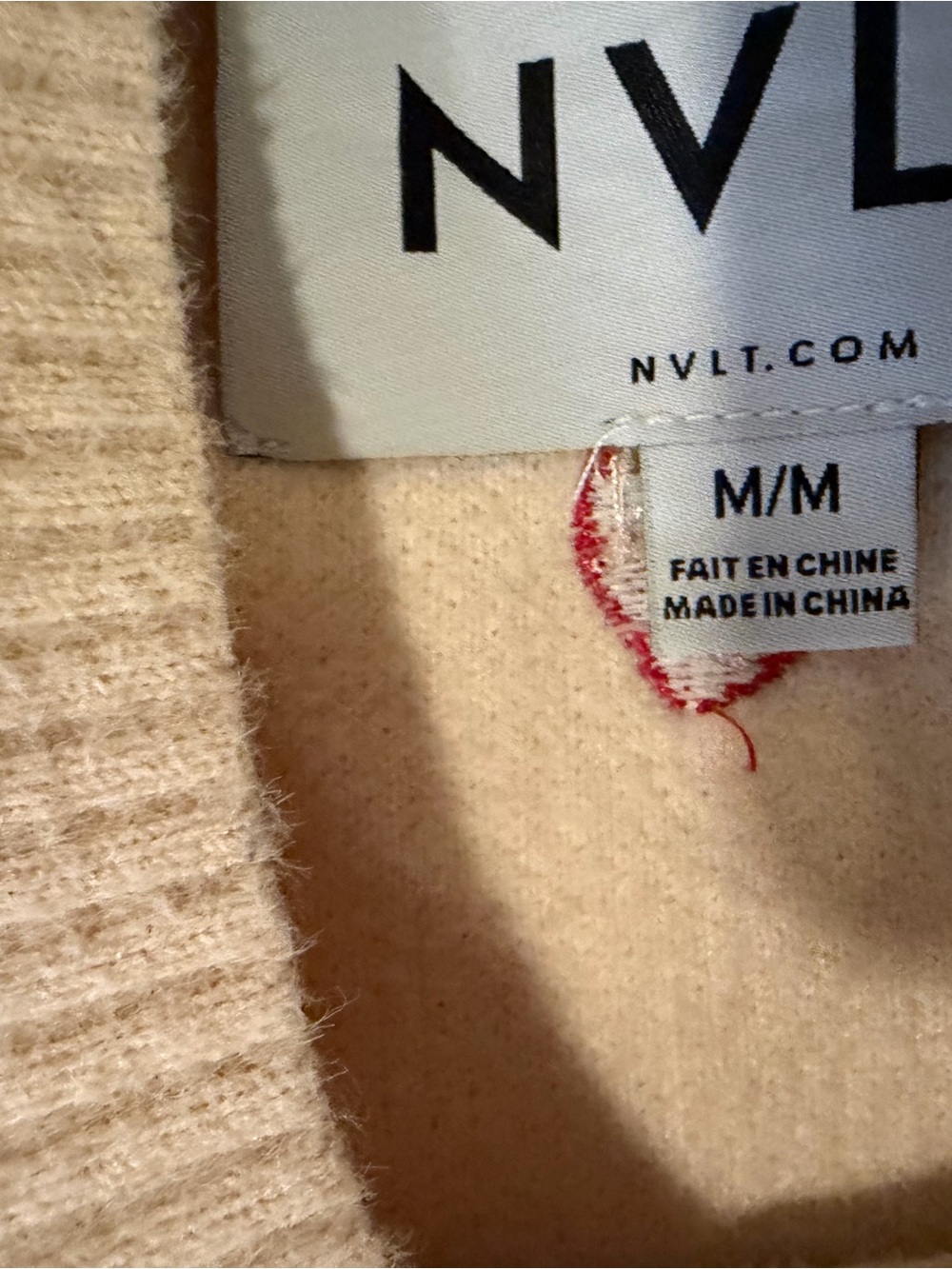 Anthropology NVLT Cream Cardigan with Red Strawberry Embroidery NWOT - Picture 6 of 8